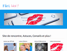 Tablet Screenshot of flirt-moi.com